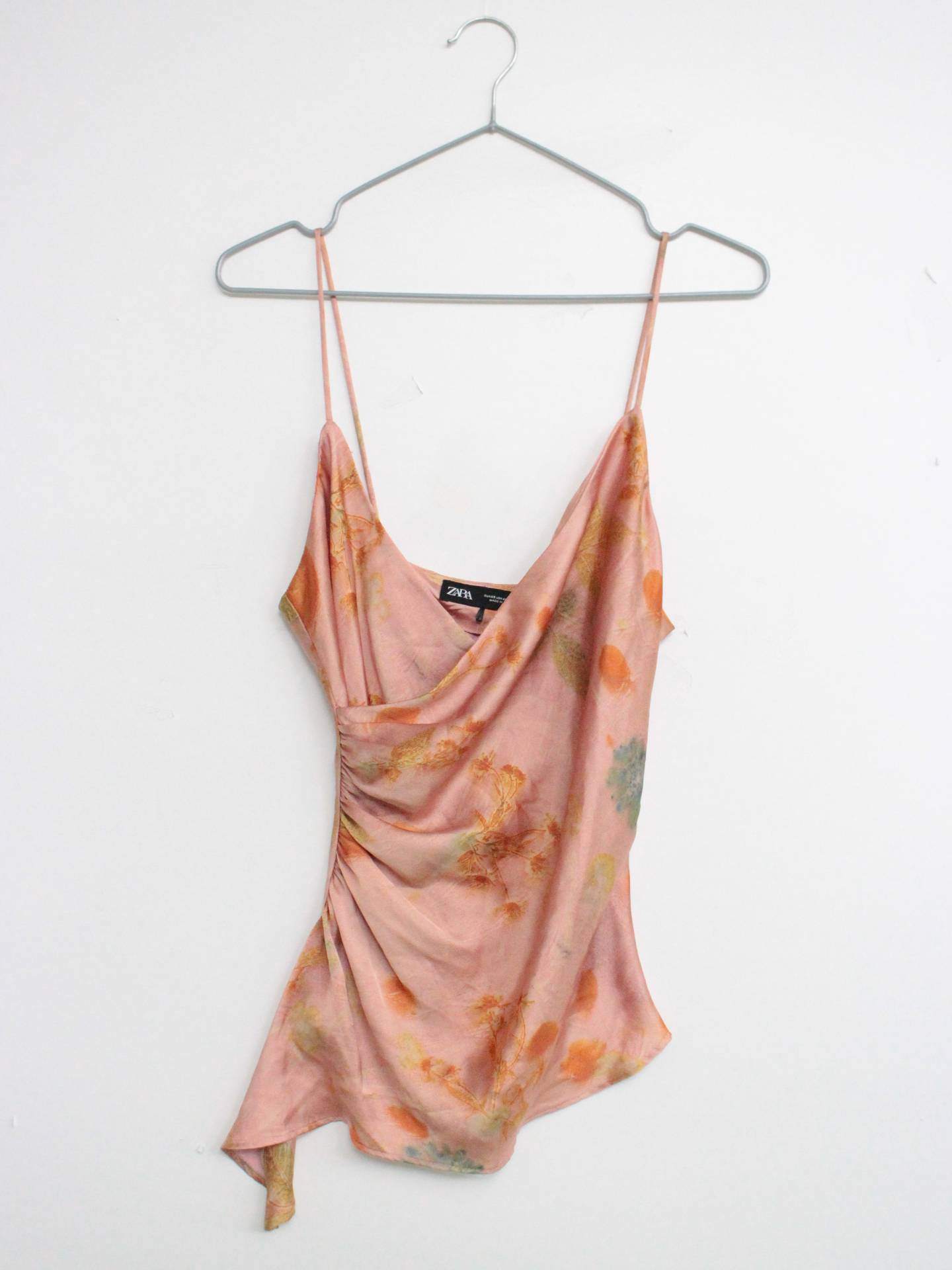 ZARA/ザラ/キャミソール/トップス/オレンジ/EUR XS/USA XS/MEX 24