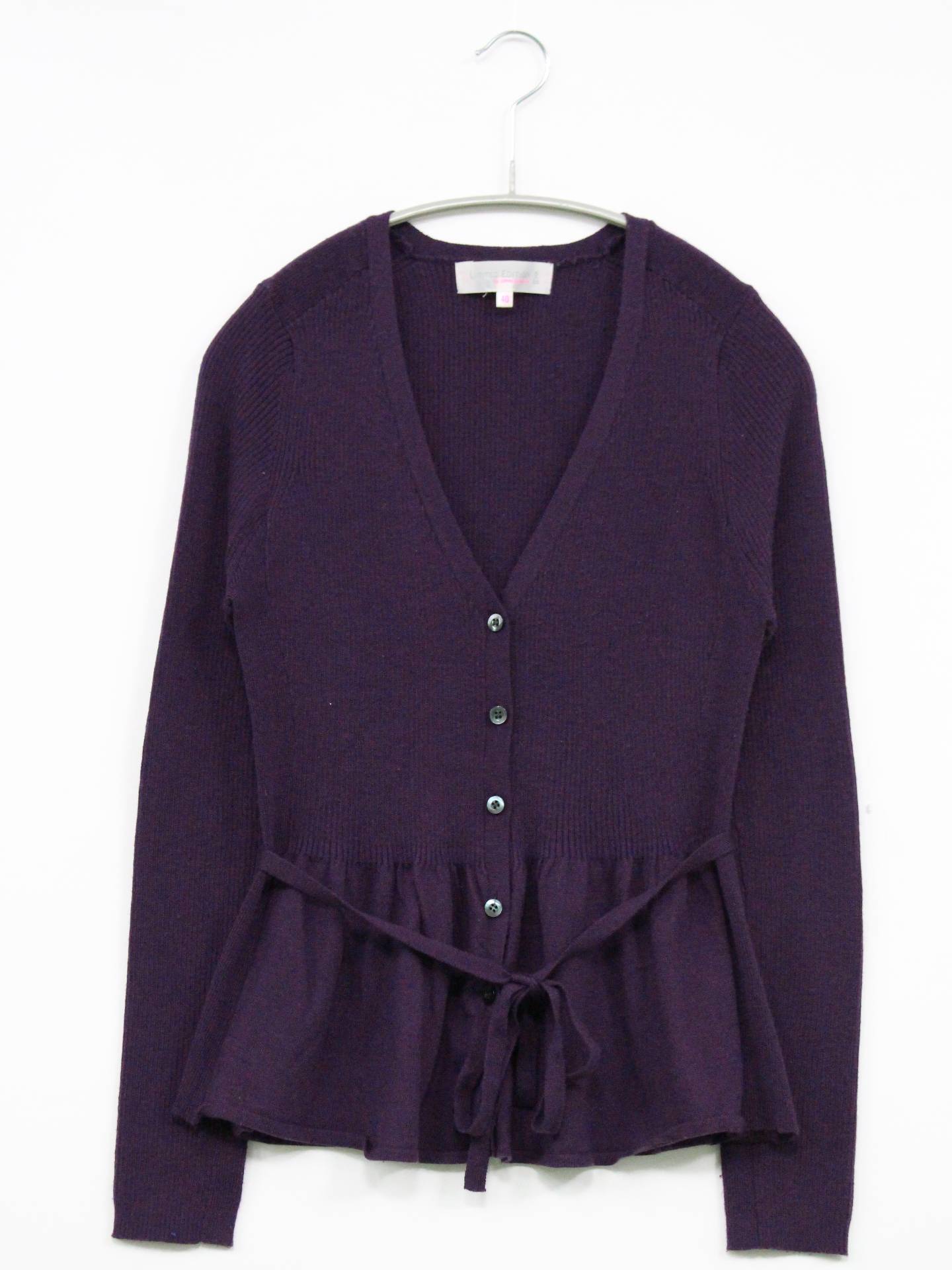 LIMITED EDITION/カーディガン/ボレロ/トップス/パープル/40