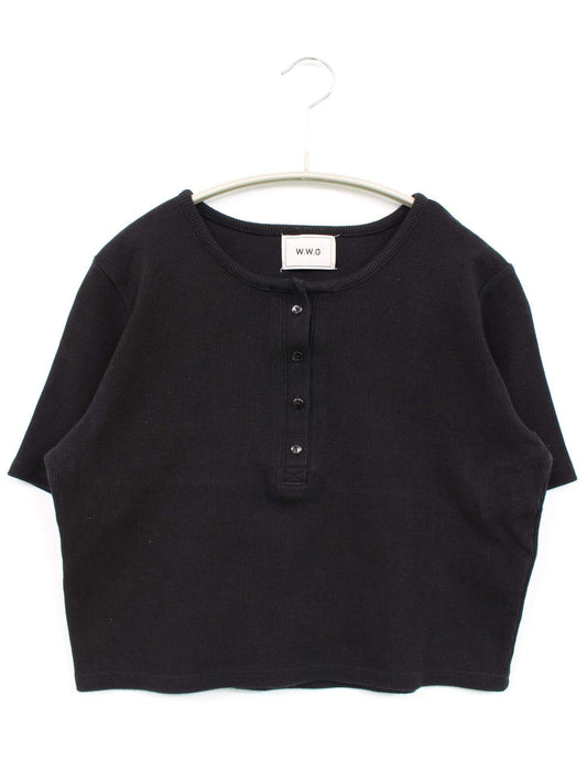 W.W.G/フーズフーギャラリー/Tシャツ/カットソー/トップス/ブラック/F