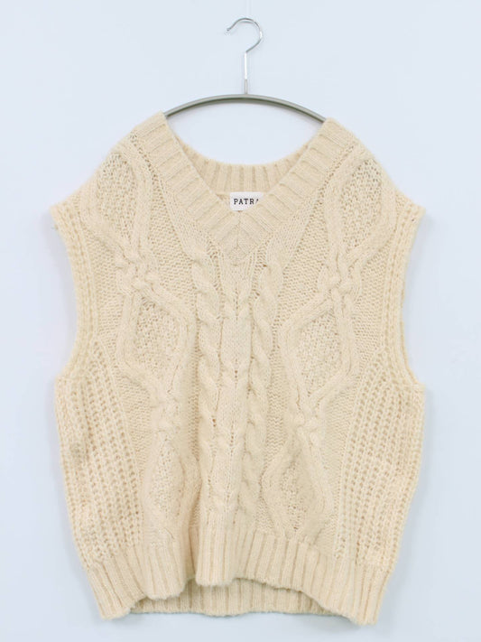 patra/ベスト/トップス/アイボリー