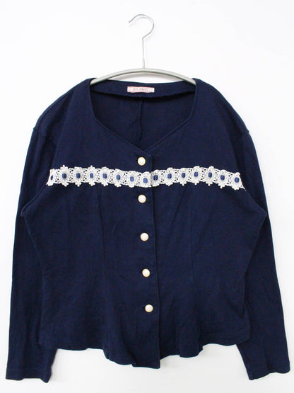BIS PASS/カーディガン/ボレロ/トップス/ネイビー/2