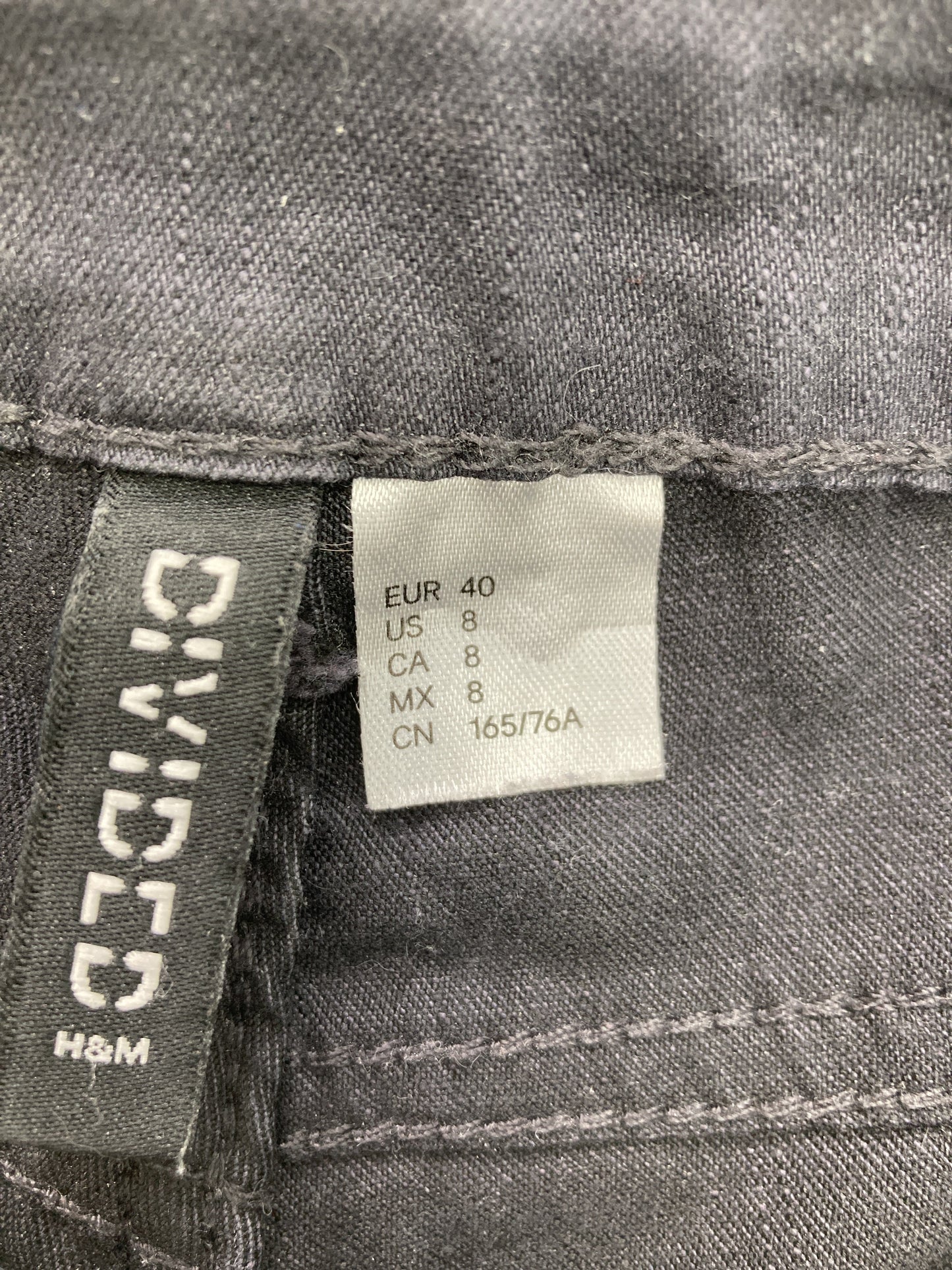 DIVIDED/デニムパンツ/パンツ/ブラック/8