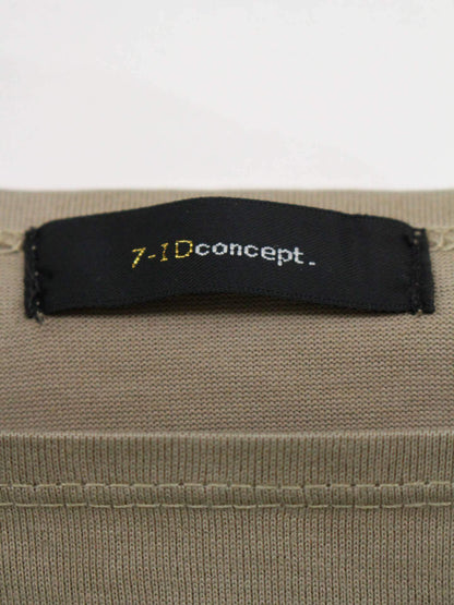 7-ID concept./Tシャツ/カットソー/トップス/ベージュ/38