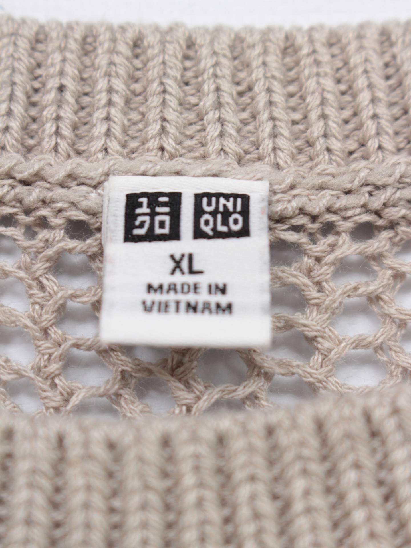 UNIQLO/ユニクロ/ニット/セーター/トップス/ベージュ/XL