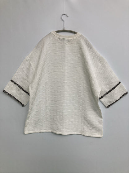 FVLMEN/Tシャツ/カットソー/トップス/ホワイト/L