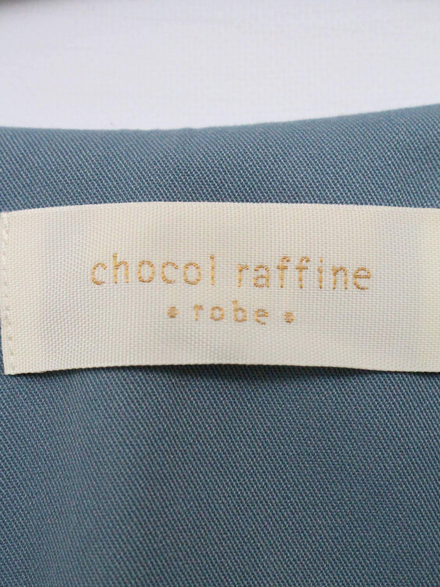 chocol raffine/シャツワンピース/ワンピース/ドレス/スカイブルー/F