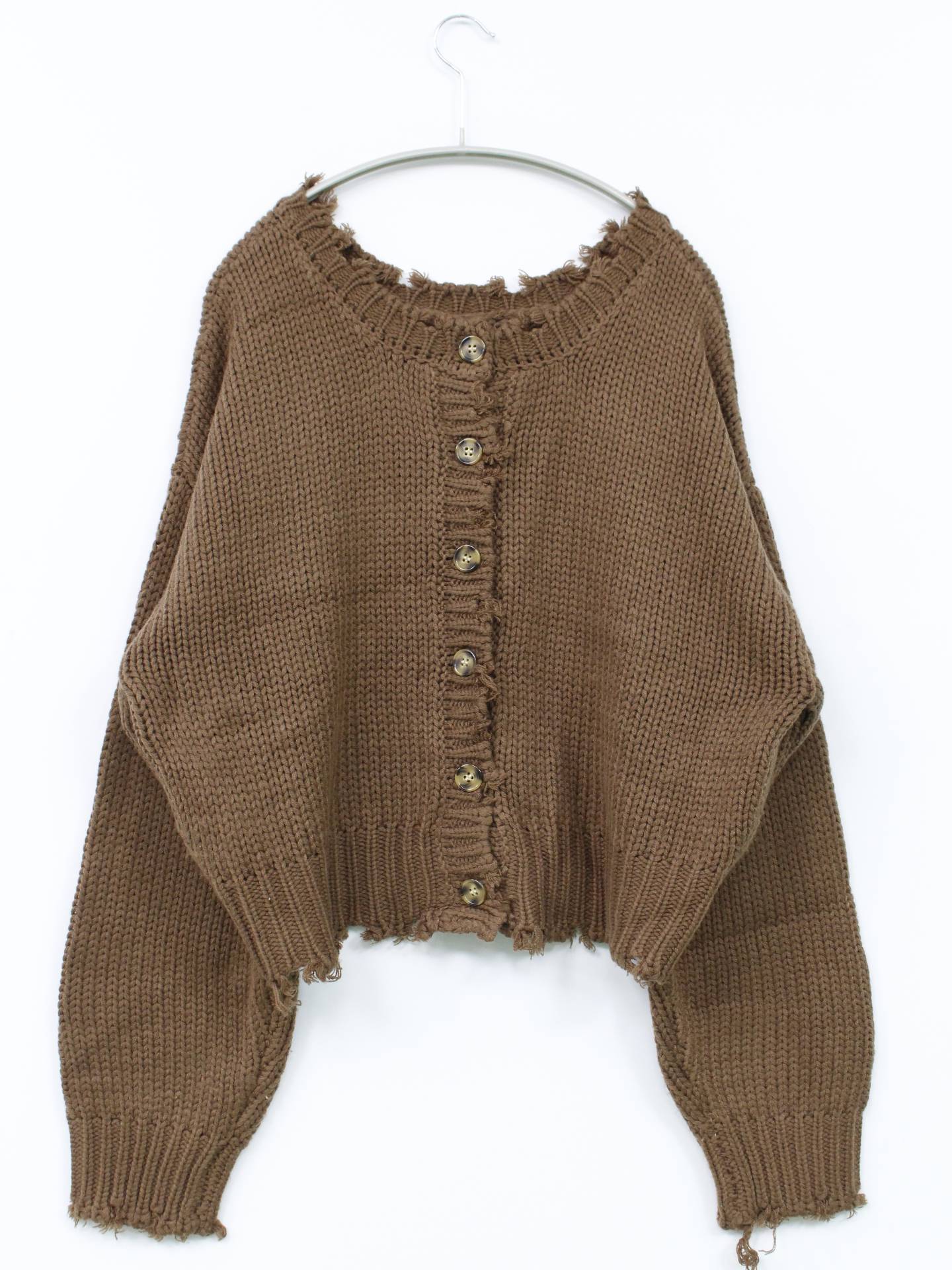 Shelly island/ニット/セーター/トップス/ブラウン/F