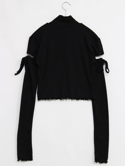 ZILIHUA/Tシャツ/カットソー/トップス/ブラック