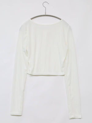 カーディガン/ボレロ/トップス/ホワイト/S