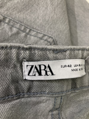 ZARA/ザラ/デニムパンツ/パンツ/グレー/42