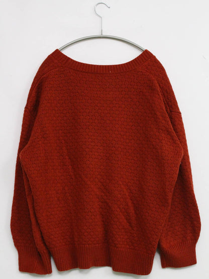 GLACIER/カーディガン/ボレロ/トップス/レッド/L