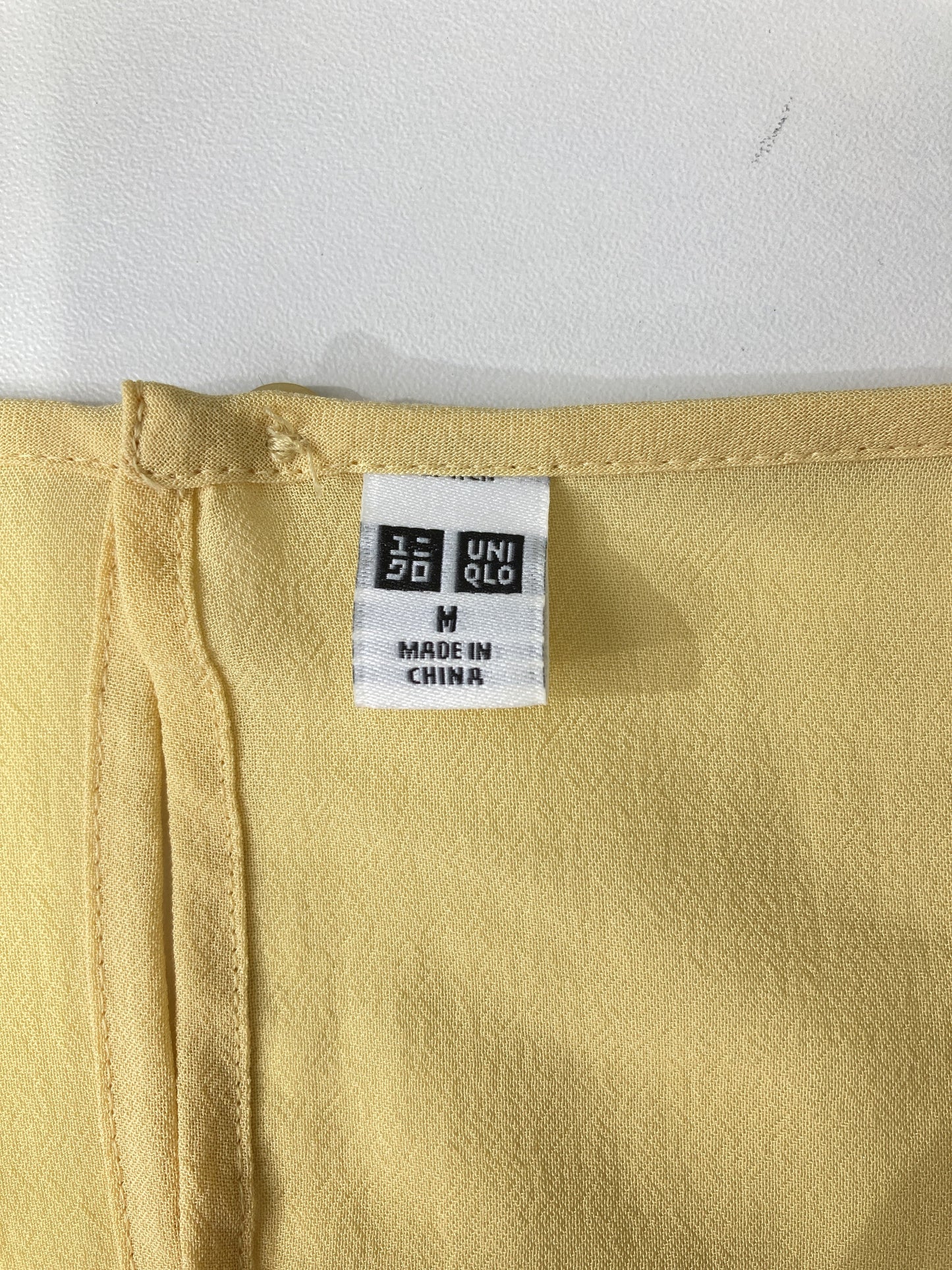 UNIQLO/ユニクロ/ワンピース/ワンピース/ドレス/イエロー/M