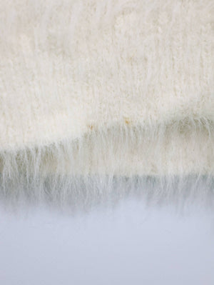 ニット/セーター/トップス/アイボリー/M