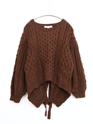 MERCURYDUO/マーキュリーデュオ/ニット/セーター/トップス/ブラウン/F