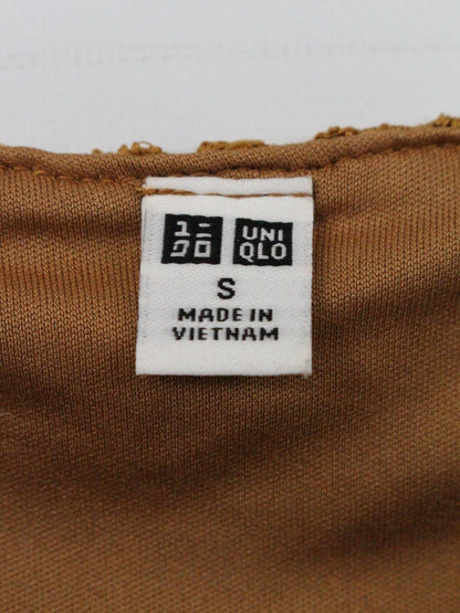 UNIQLO/ユニクロ/ノースリーブ/トップス/ブラウン/S