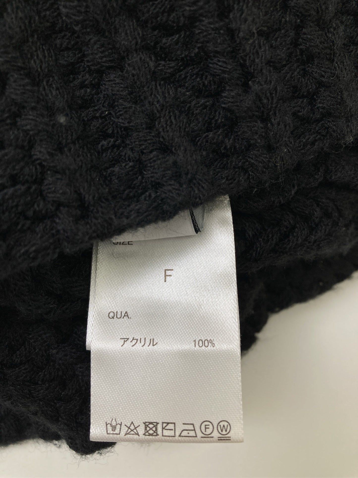 ANAP/アナップ/ニット/セーター/トップス/ブラック/F