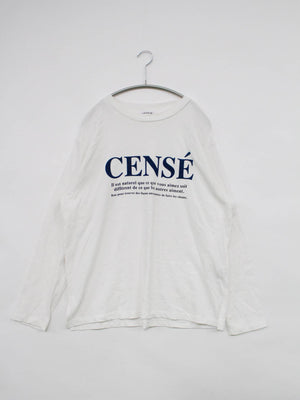 LEPSIM/レプシィム/Tシャツ/カットソー/トップス/ホワイト/F