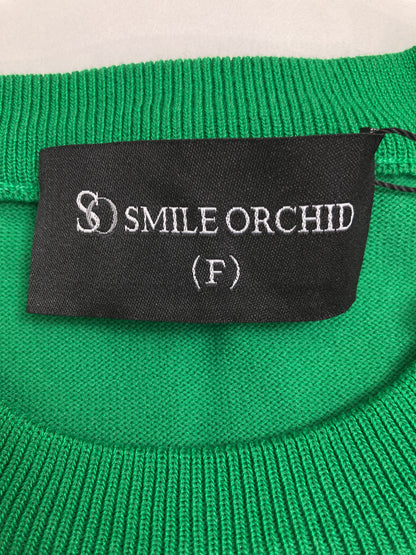 SMILE ORCHID/スマイルオーキッド/ニット/セーター/トップス/グリーン/F