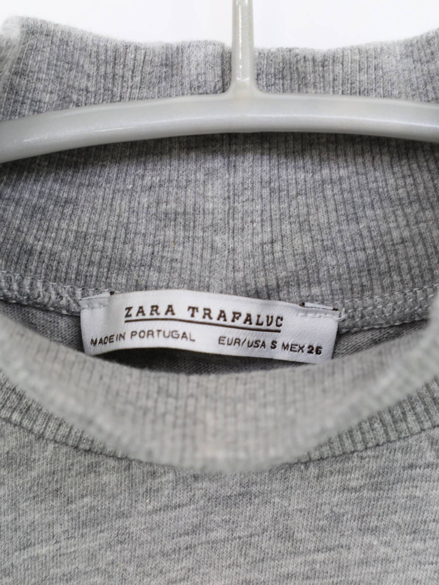 ZARA/ザラ/Tシャツ/カットソー/トップス/グレー/S