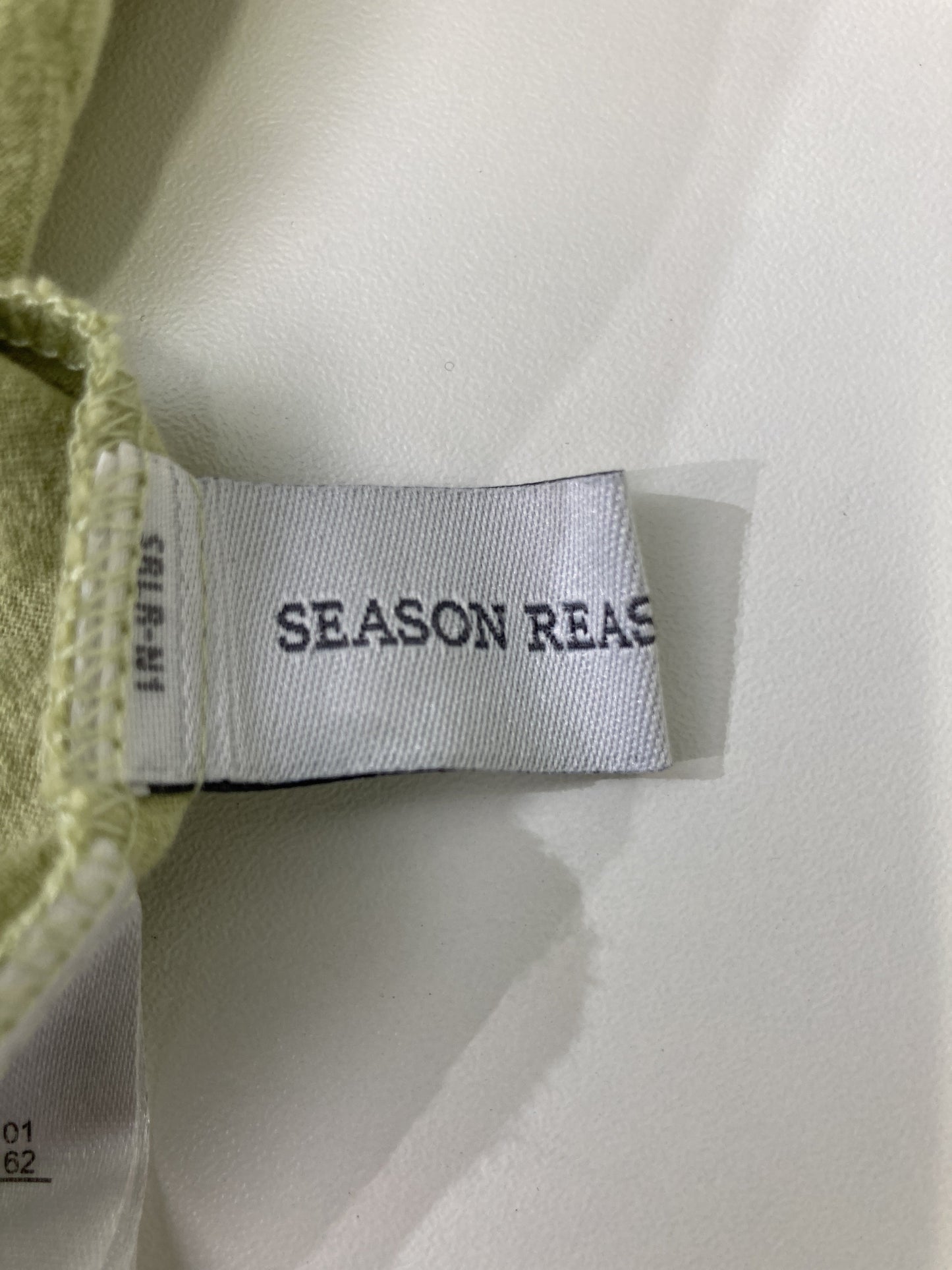 SEASON REASON by Lin&Red/シーズンリーズンバイリンアンドレッド/シャツ/ブラウス/トップス/ライトグリーン/LL
