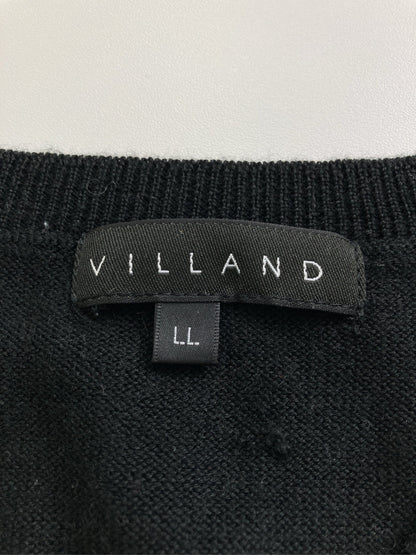 VILLAND/ヴィランド/ベスト/トップス/ブラック/LL