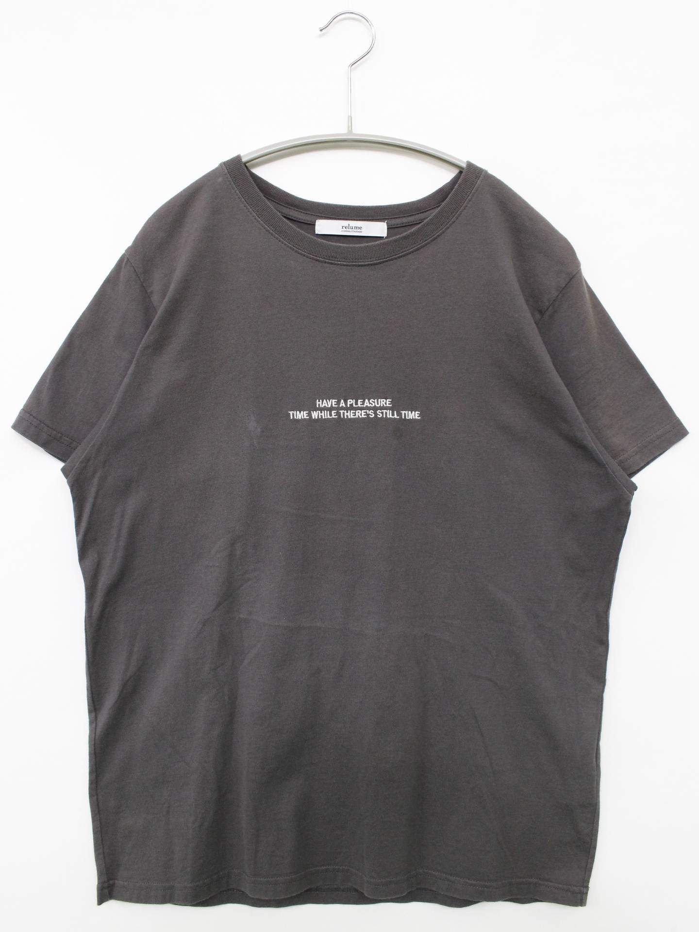 relume/Tシャツ/カットソー/トップス/ブラック/F