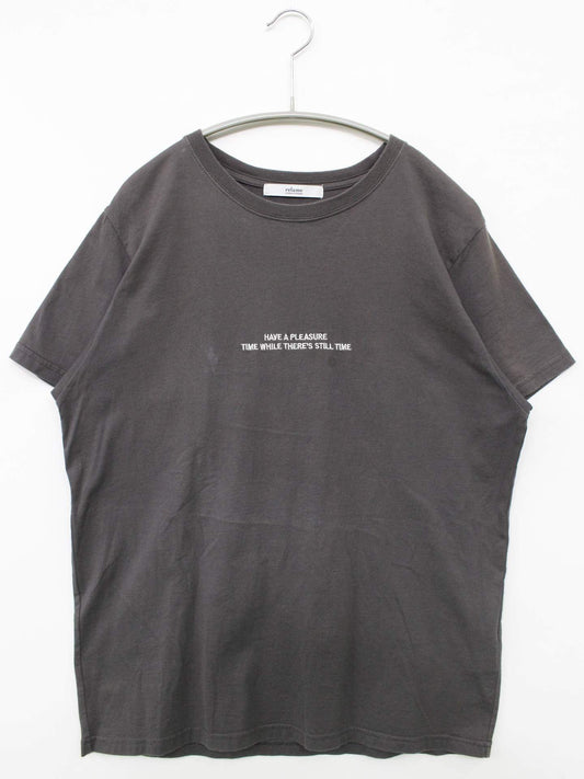 relume/Tシャツ/カットソー/トップス/ブラック/F