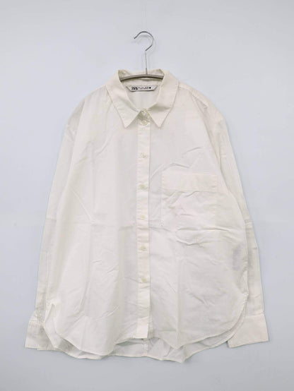 ZARA/ザラ/シャツ/ブラウス/トップス/ホワイト/L