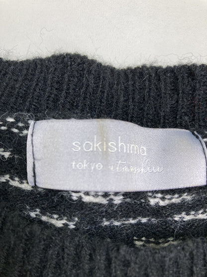 sakishima/サキシマ/ニット/セーター/トップス/ブラック