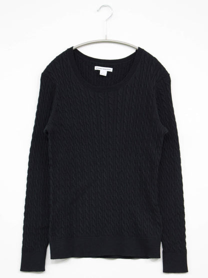 amazon essentials/ニット/セーター/トップス/ブラック/JP:L