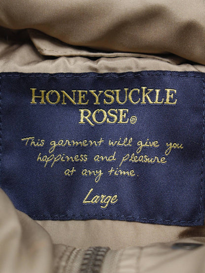 HONEYSUCKLE ROSE/ダウンジャケット/コート/ジャケット/アウター/ベージュ/Large