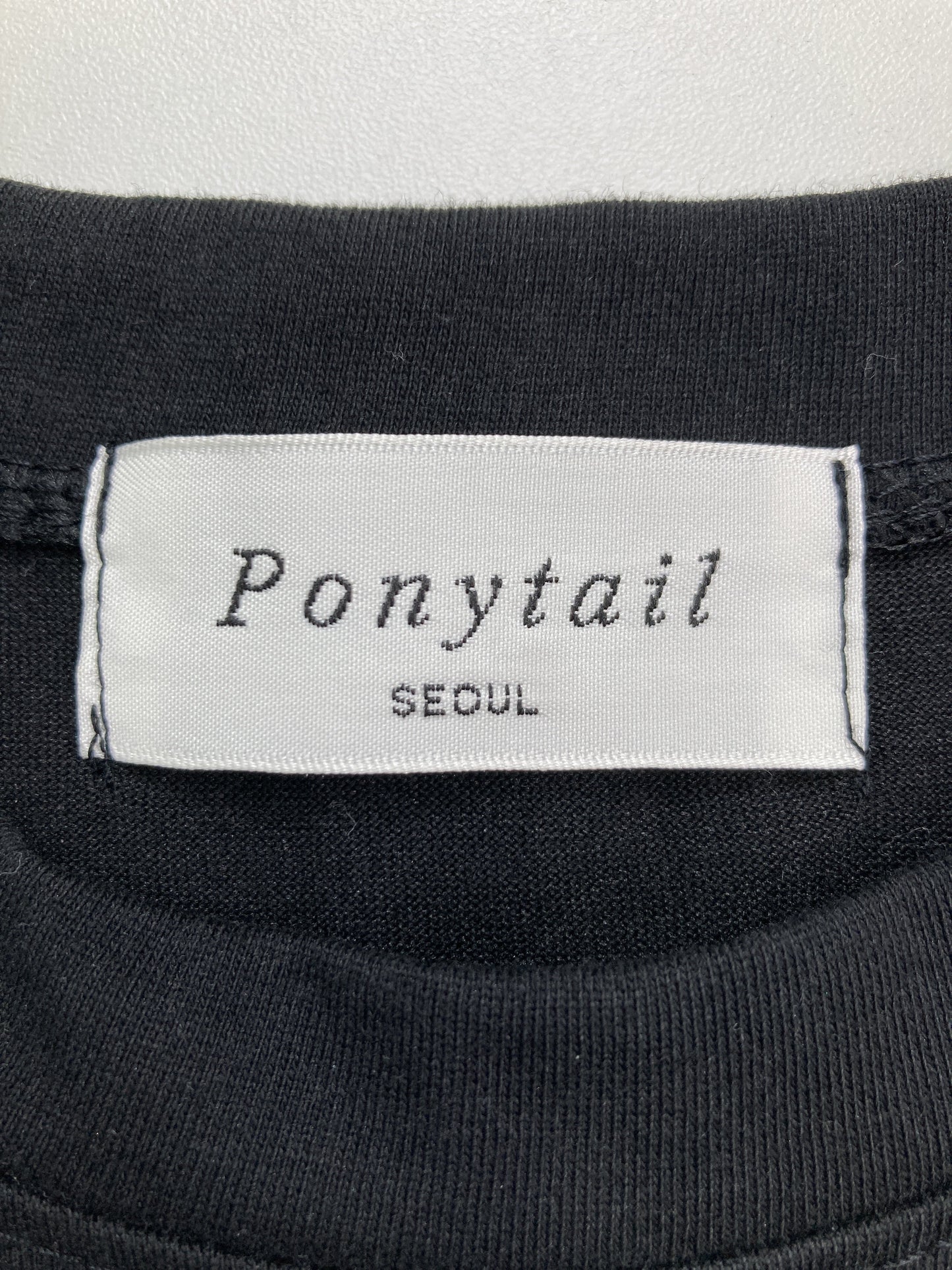 Ponytail/チュニック/ワンピース/ドレス/ブラック