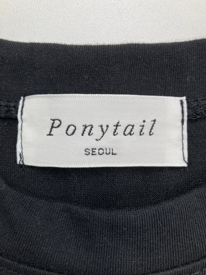 Ponytail/チュニック/ワンピース/ドレス/ブラック