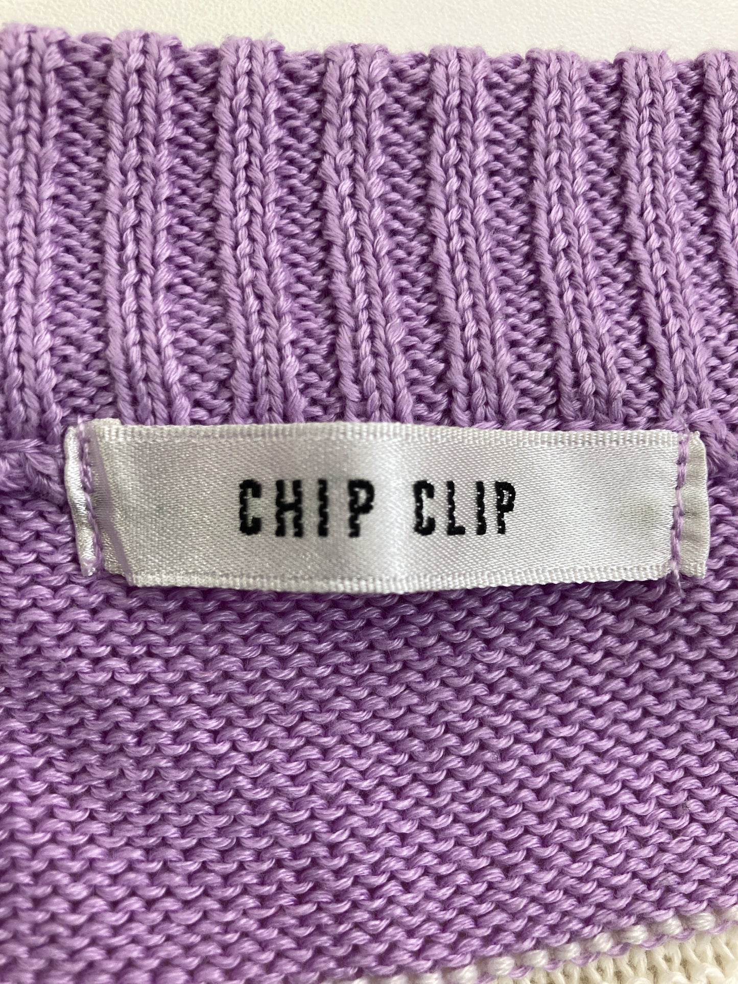 Chip Clip/チップクリップ/カーディガン/ボレロ/トップス/パープル/M