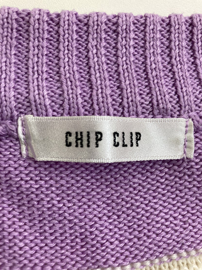Chip Clip/チップクリップ/カーディガン/ボレロ/トップス/パープル/M
