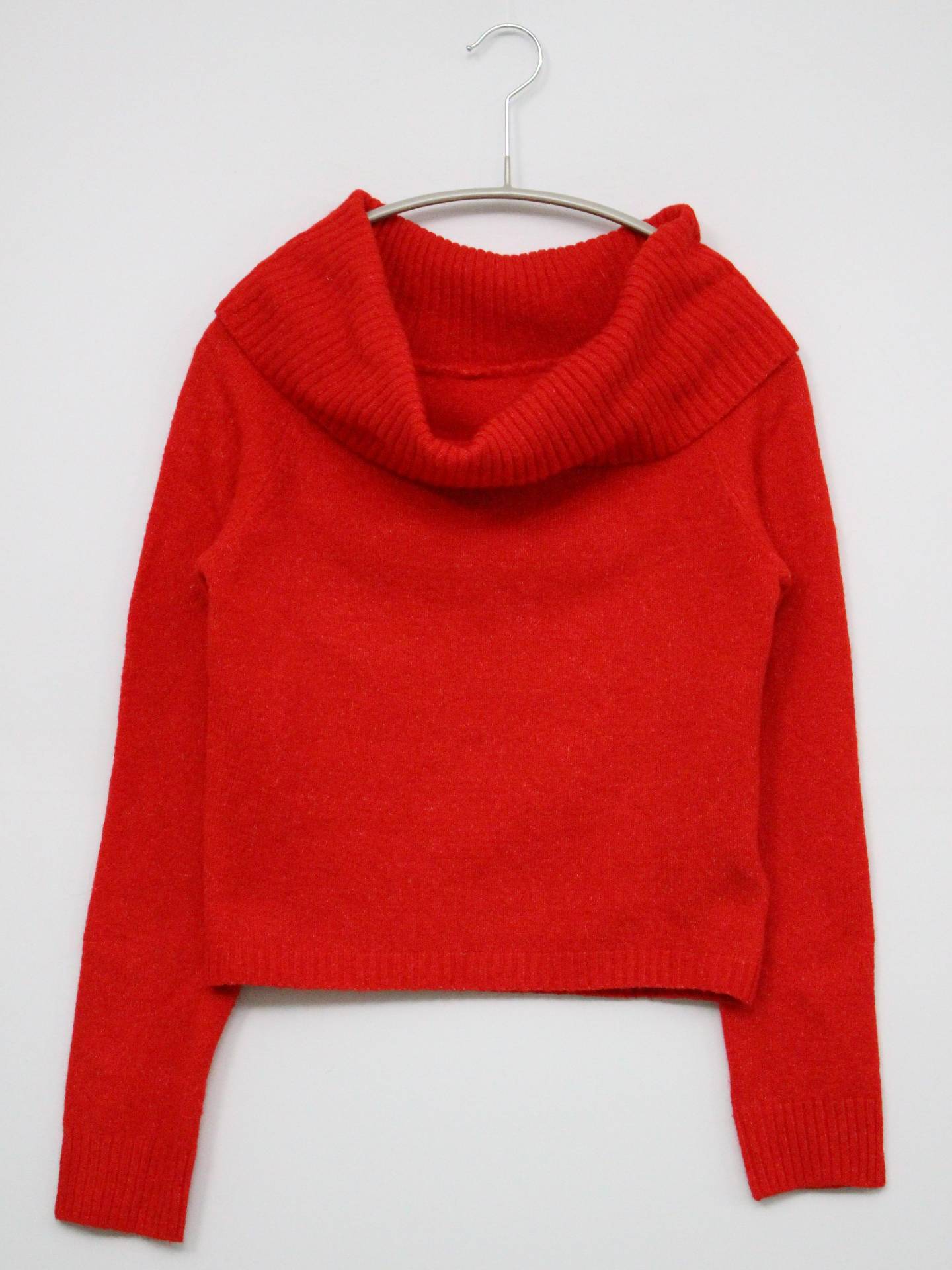 CIDER/サイダー/ニット/セーター/トップス/レッド/XS