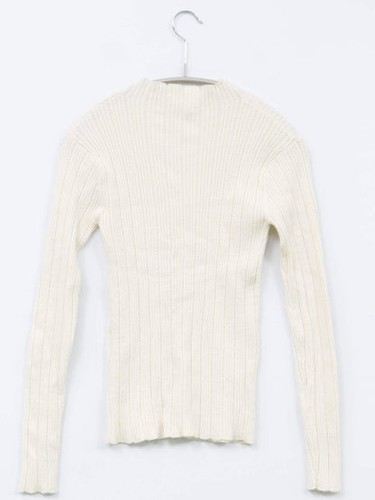 GLACIER/ニット/セーター/トップス/ホワイト/S