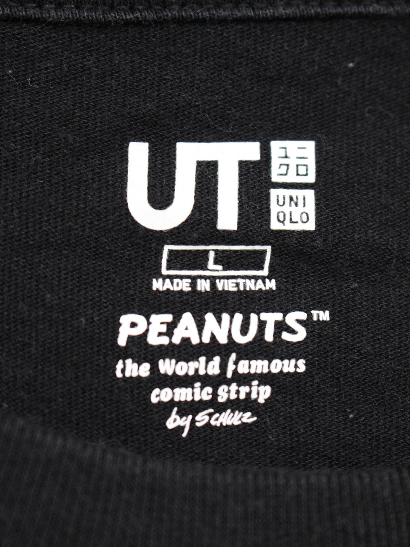 UNIQLO/ユニクロ/Tシャツ/カットソー/トップス/ブラック/L