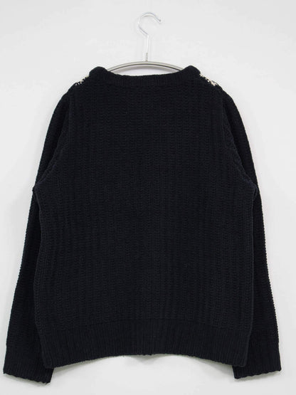vous meme/ニット/セーター/トップス/ブラック/M