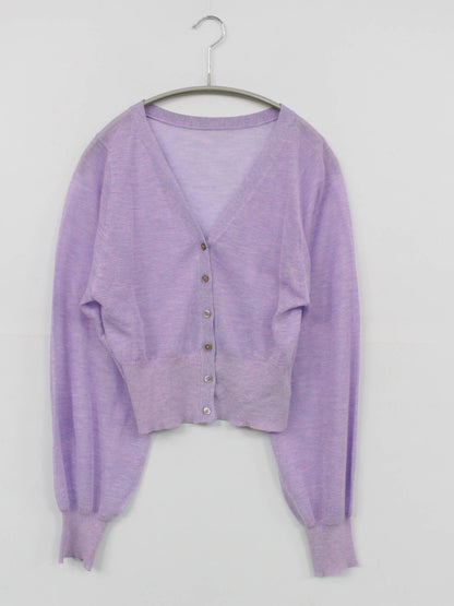 N./カーディガン/ボレロ/トップス/パープル/M