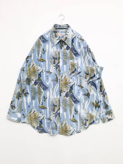 GAMBLES/シャツ/ブラウス/トップス/スカイブルー/XL