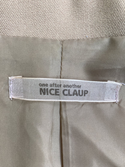 NICE CLAUP/ナイスクラップ/テーラードジャケット/ジャケット/アウター/ベージュ/F