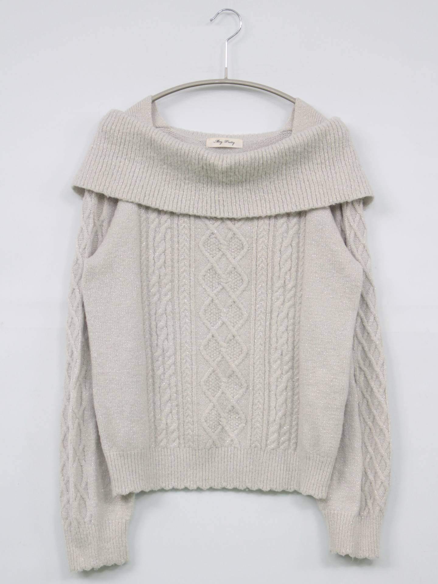 May Pretty/ニット/セーター/トップス/ベージュ/L