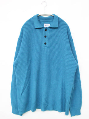 EMMA CLOTHES/エマクローズ/ニット/セーター/トップス/ブルー/L