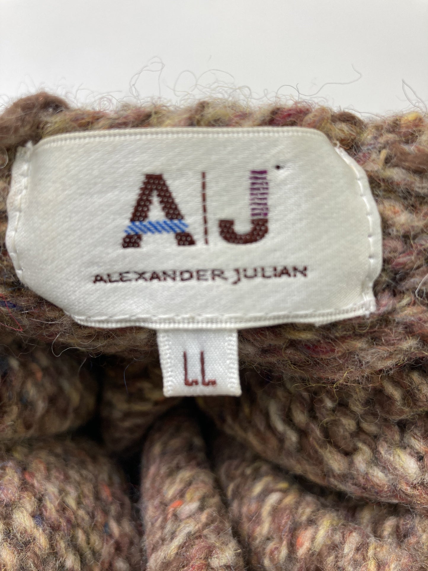 alexander julian/アレキサンダージュリアン/ニット/セーター/トップス/ブラウン/LL