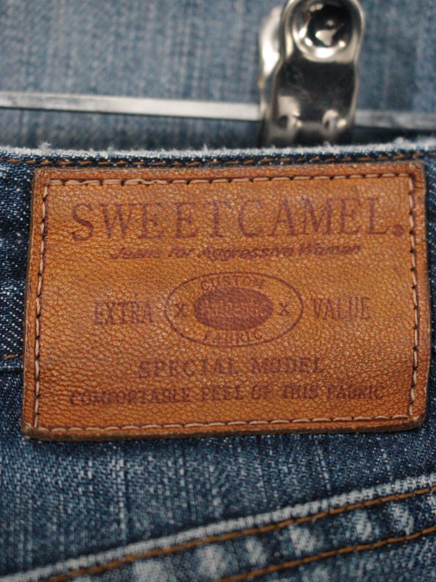 SweetCamel/デニムパンツ/パンツ/ブルー/ウエスト58　ヒップ86　股下78