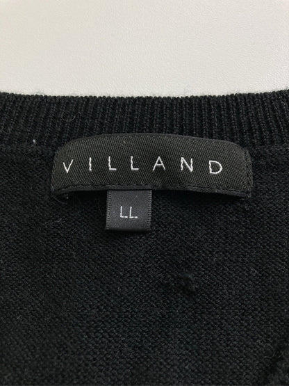 VILLAND/ヴィランド/ベスト/トップス/ブラック/LL