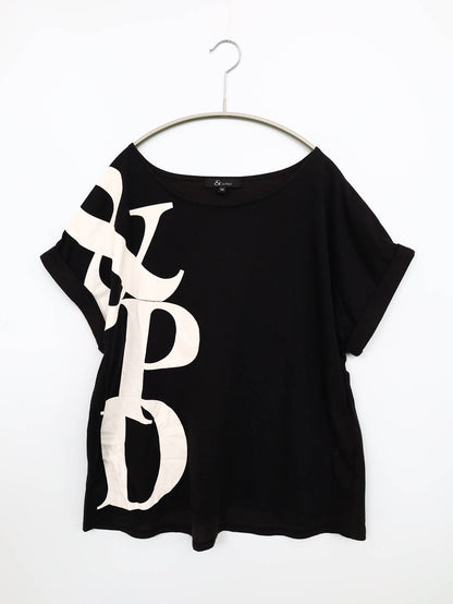&byP&D/Tシャツ/カットソー/トップス/ブラック/38