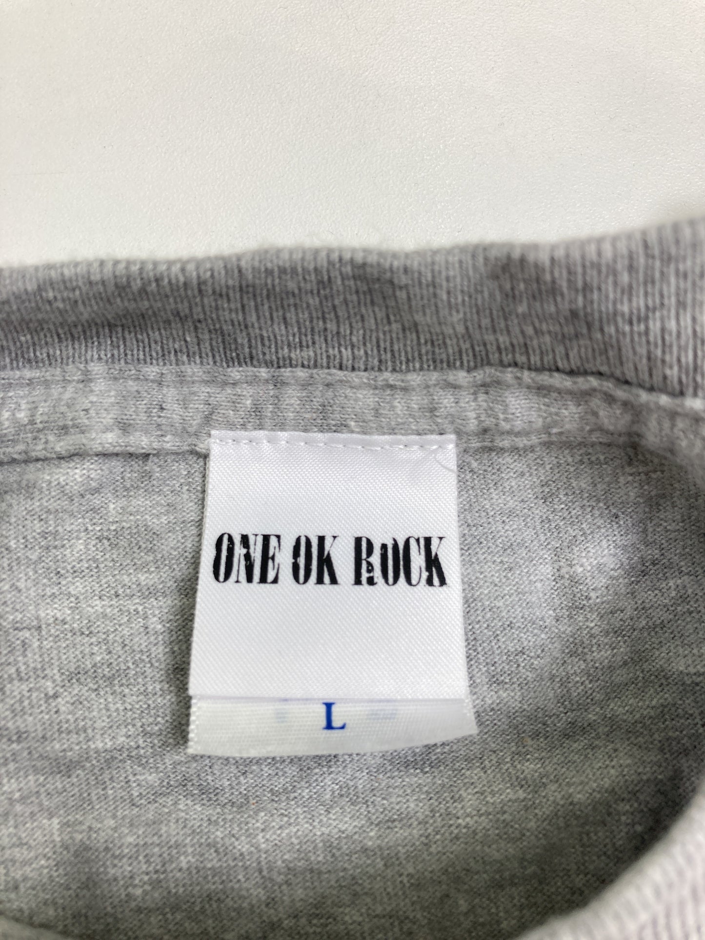 ONE OK ROCK/Tシャツ/カットソー/トップス/グレー/L