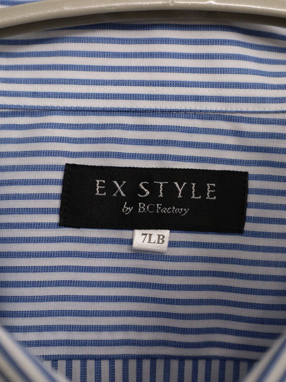 EX STYLE/シャツ/ブラウス/トップス/ブルー